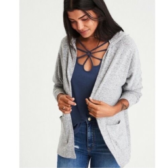 Ribbed cardigan - Picture 4 of 6